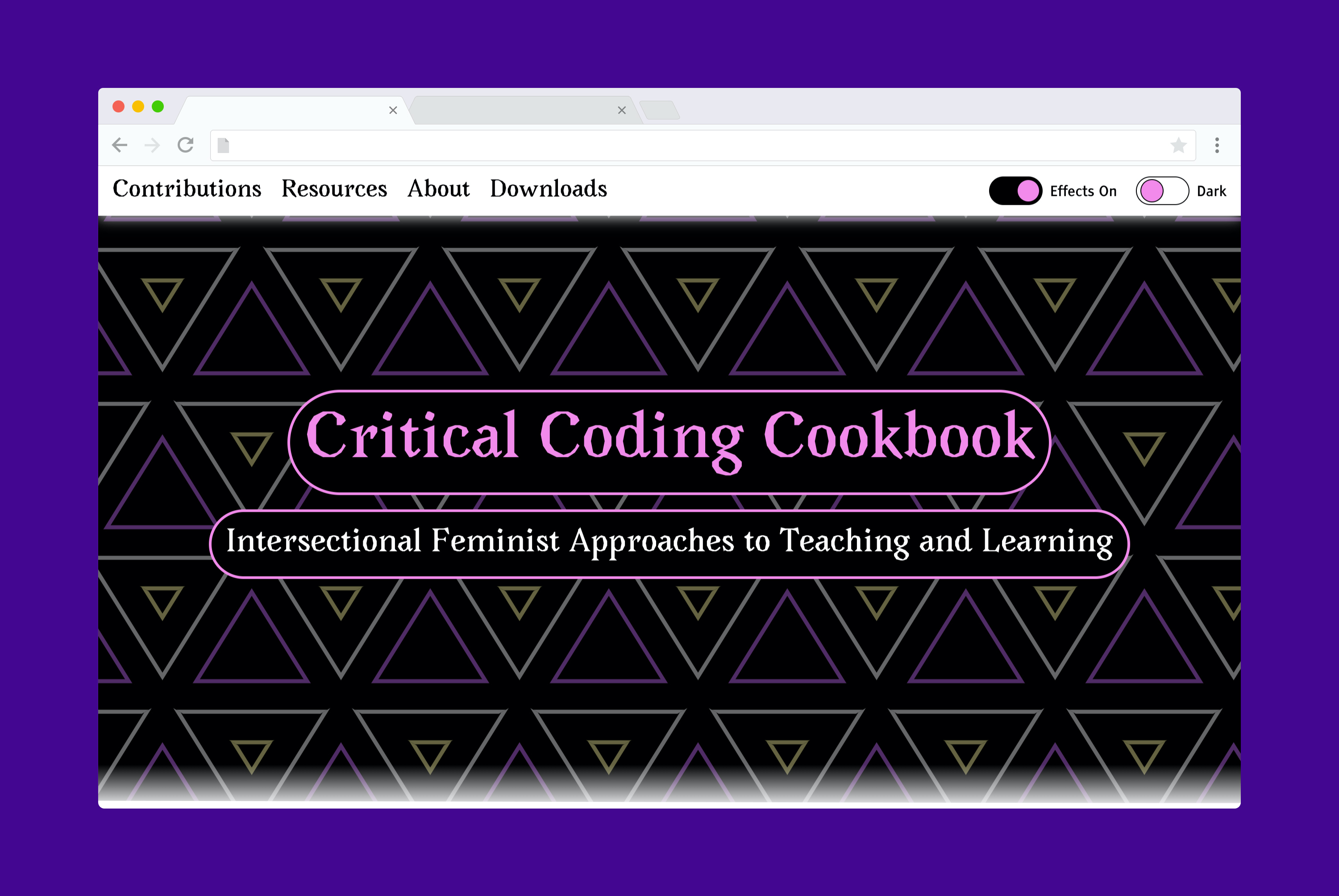 Critical Coding Cookbook: Intersectional Feminist Approached to Teaching and Learning